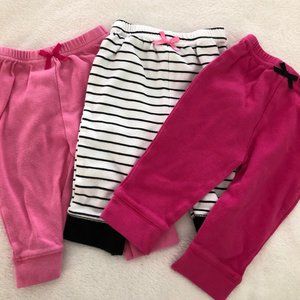 Luvable Friends Joggers - 3 pcs - 6-9M